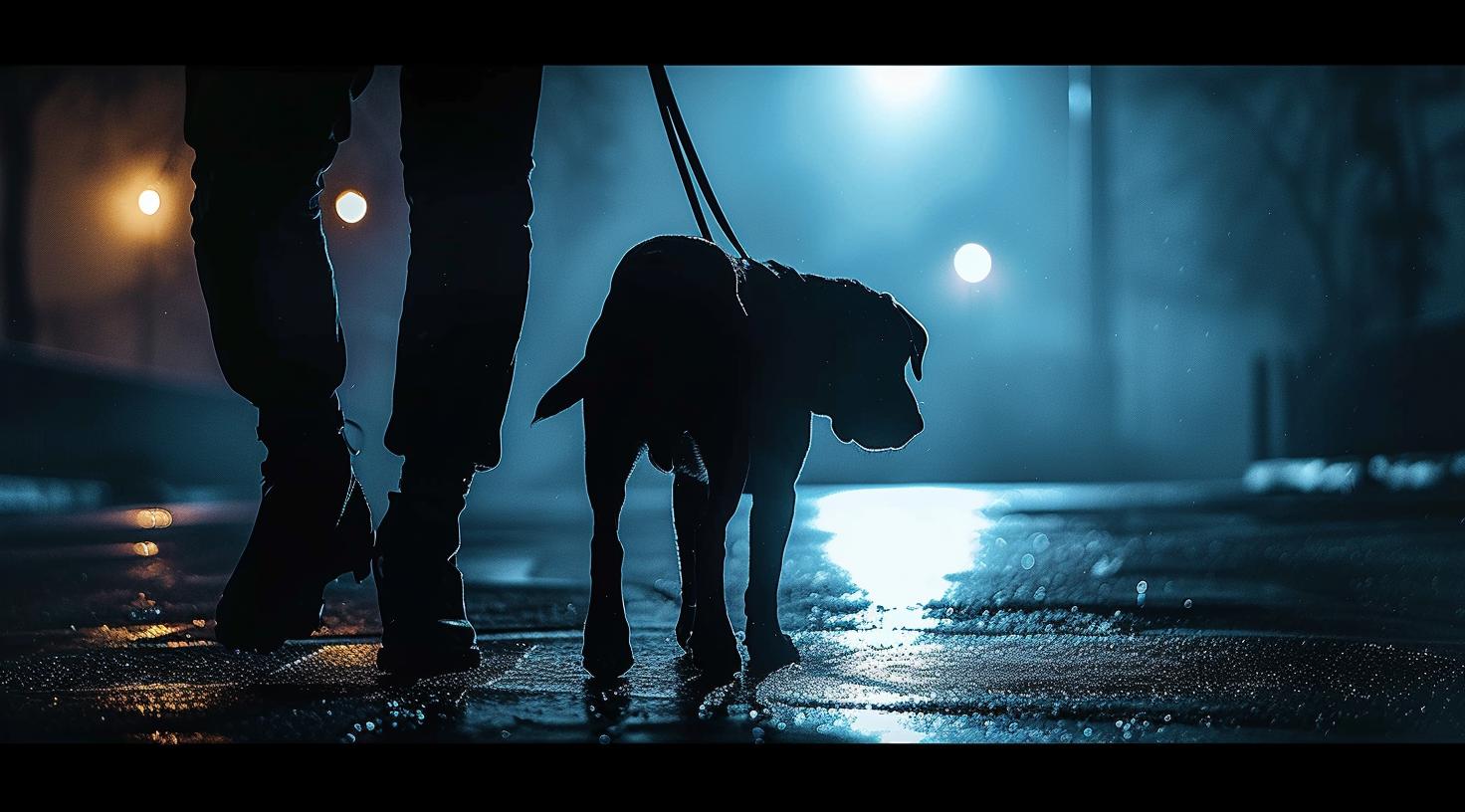 Sicherheit bei nächtlichen Spaziergängen mit deinem Hund